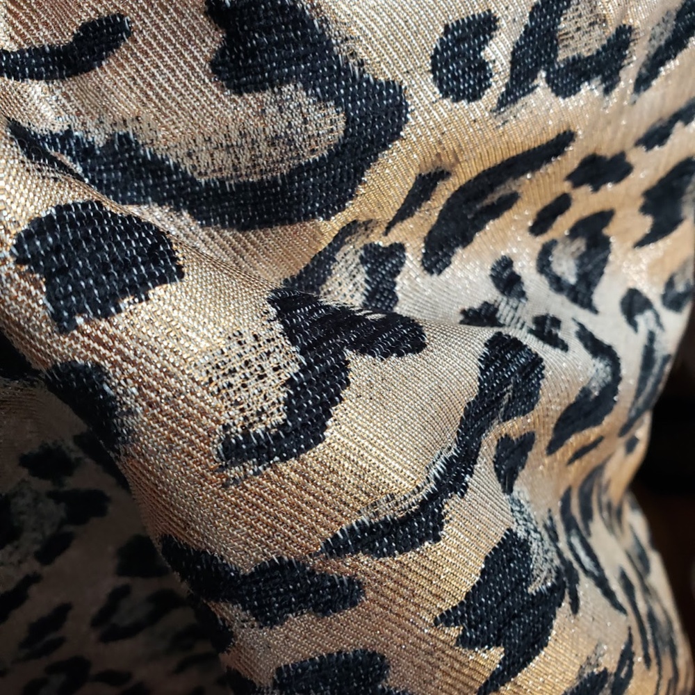 Top Shop Metallic Leopard Skirt | 8 - Picture 10 of 12